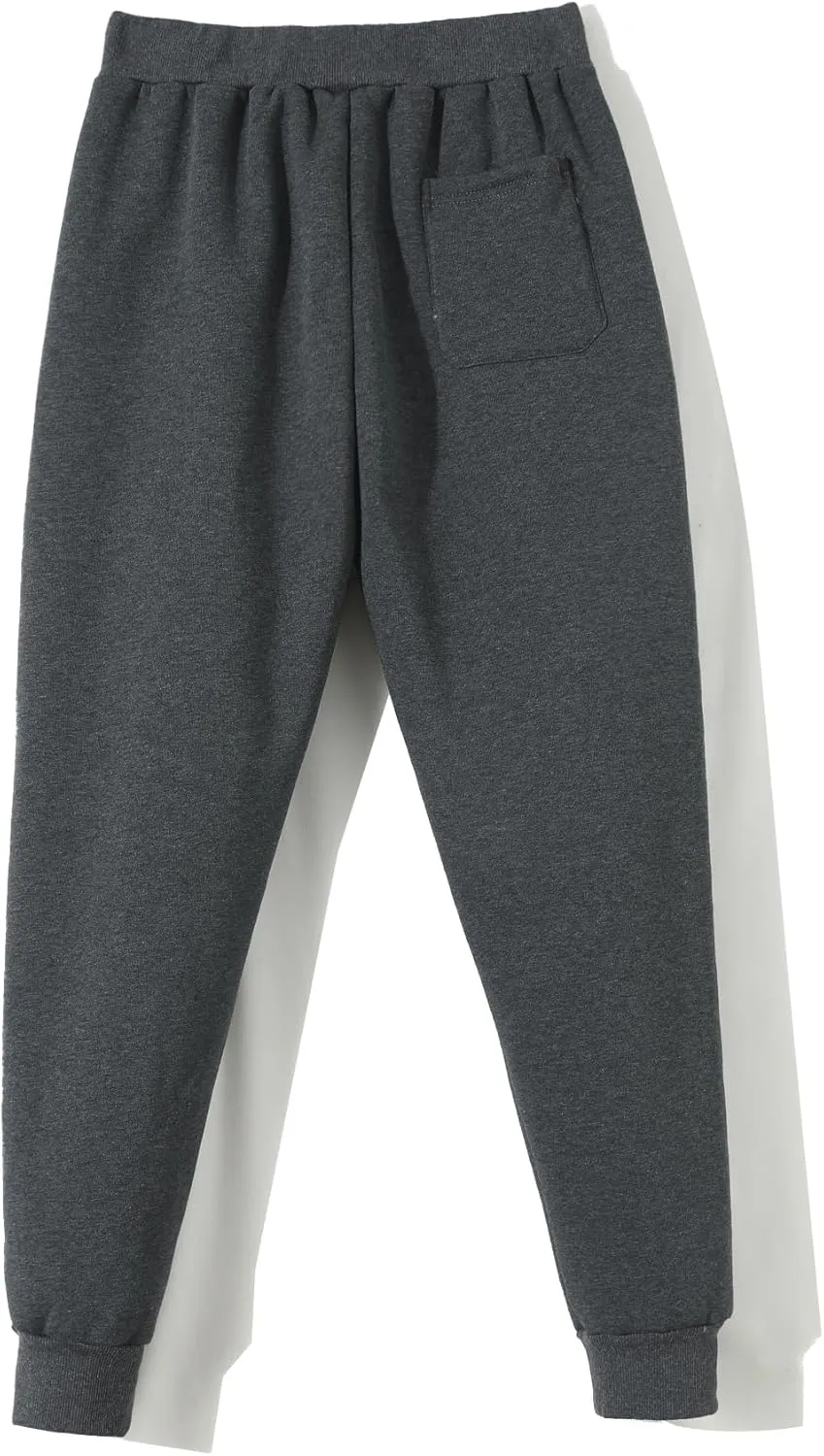 Aprsfn Men's Winter Thick Berber Fleece Sherpa Lined Active Sweatpants Brushed Jogger Pants