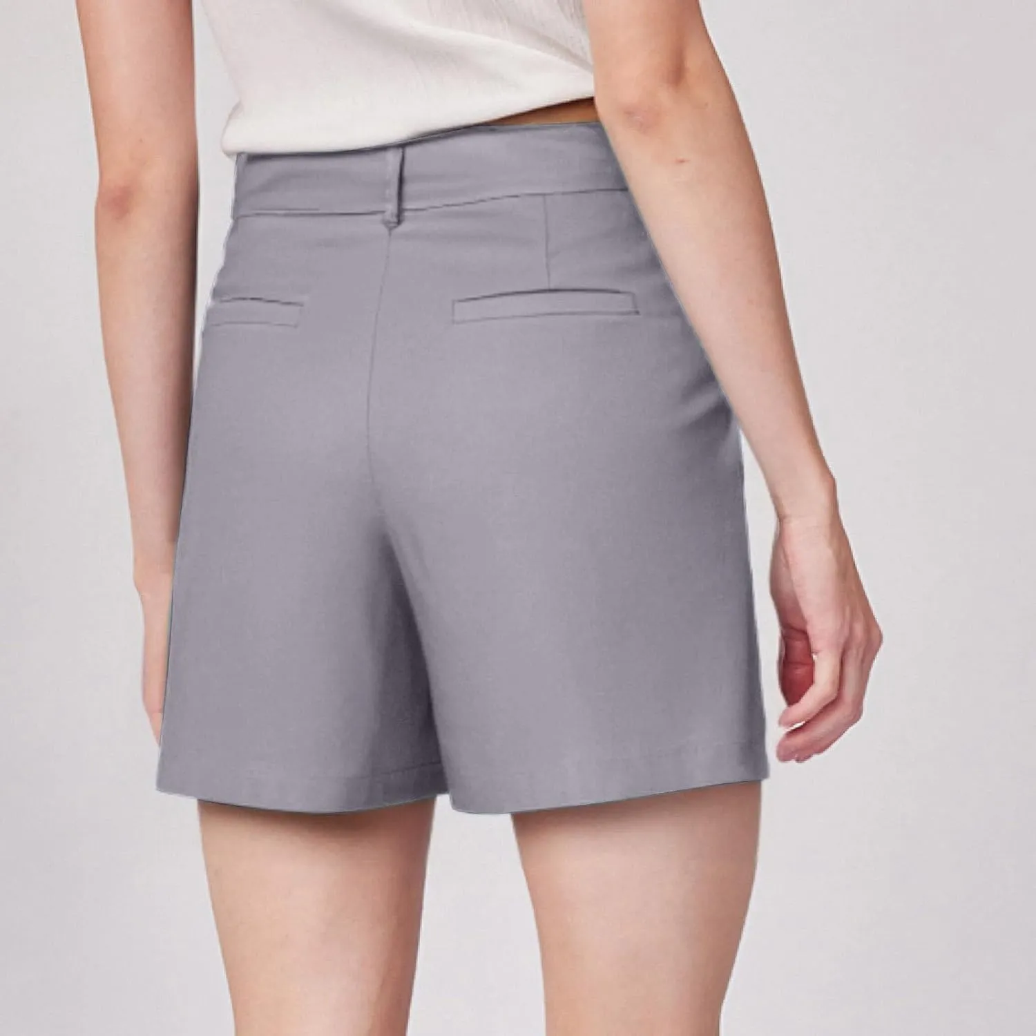 Bermuda Shorts for Women Trendy 2025 Casual Summer High Waisted Chino Shorts Straight Leg Hiking Vacation Outfits