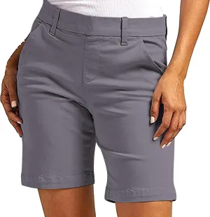 Bermuda Shorts for Women Trendy 2025 Casual Summer High Waisted Chino Shorts Straight Leg Hiking Vacation Outfits