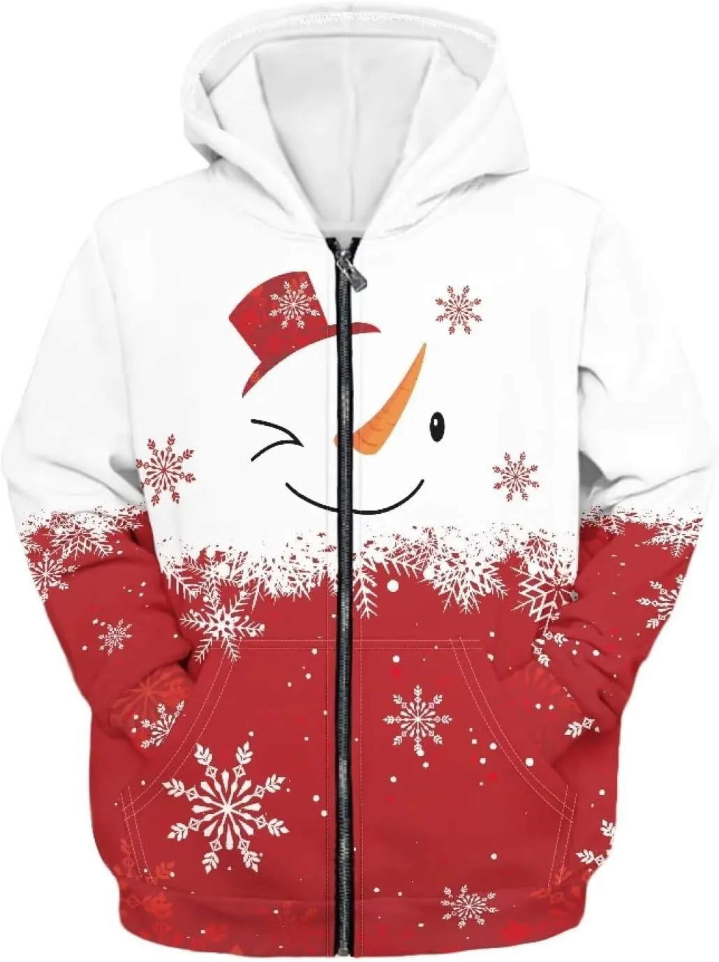 Boy Hoodies Size 6-16 Zipper with Two Pockets Fashion Hooded Zipper Sweatshirt for Teenagers