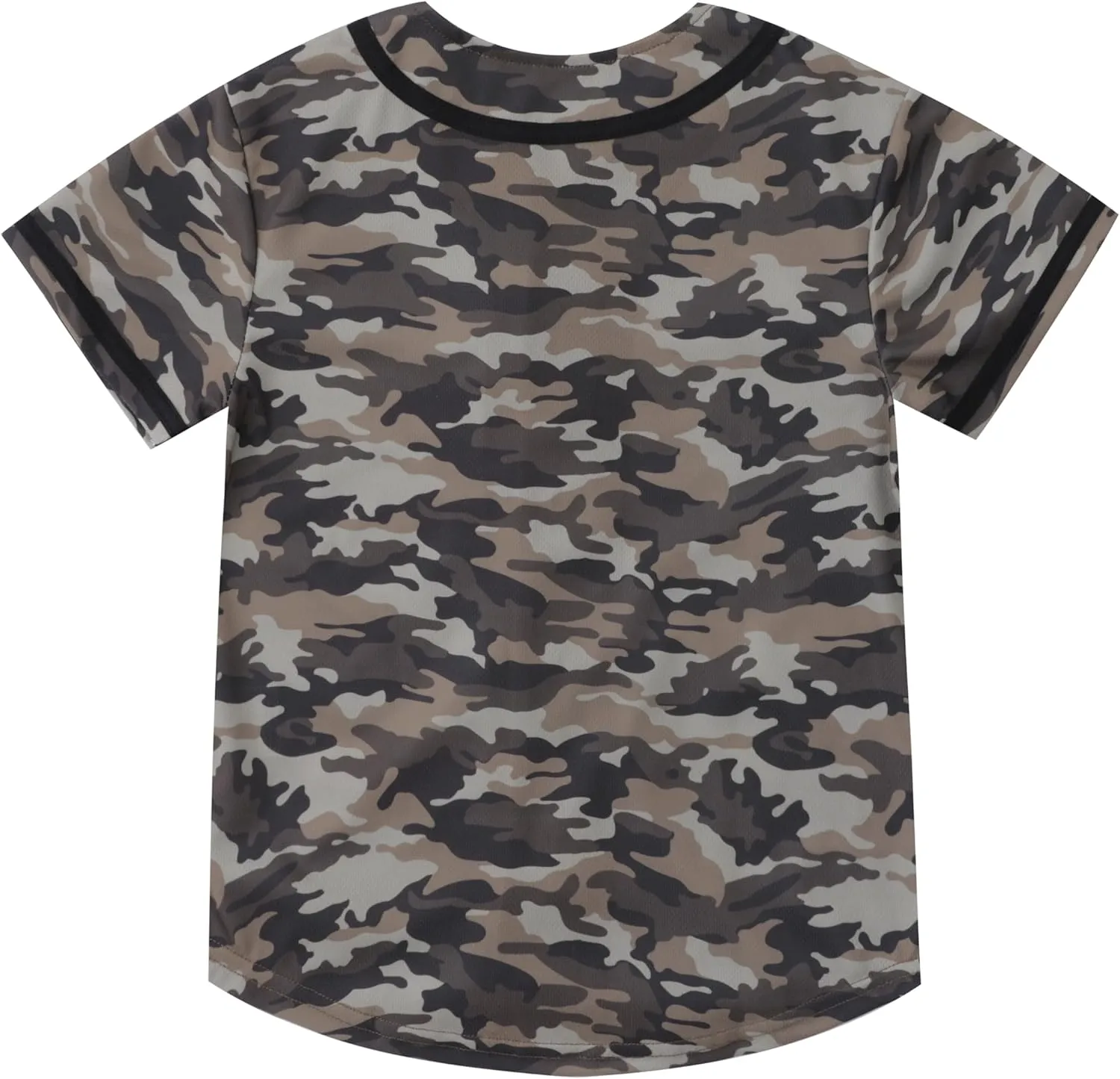 Boys Camouflage Short Sleeve T-Shirt and Shorts Set 2 Piece Summer Camo Baseball Clothes Outfit for Kids Ages 2-14