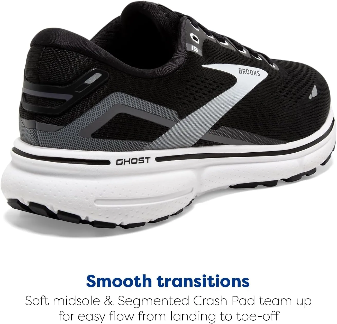 Brooks Men's Ghost 15 Neutral Running Shoe