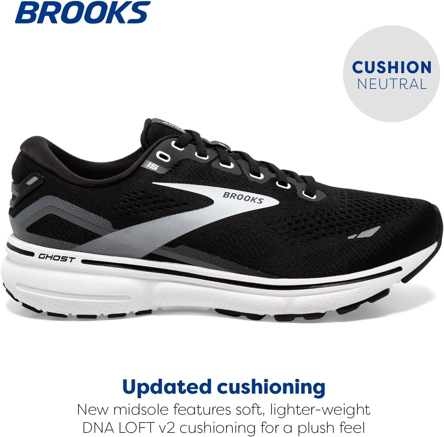 Brooks Men's Ghost 15 Neutral Running Shoe