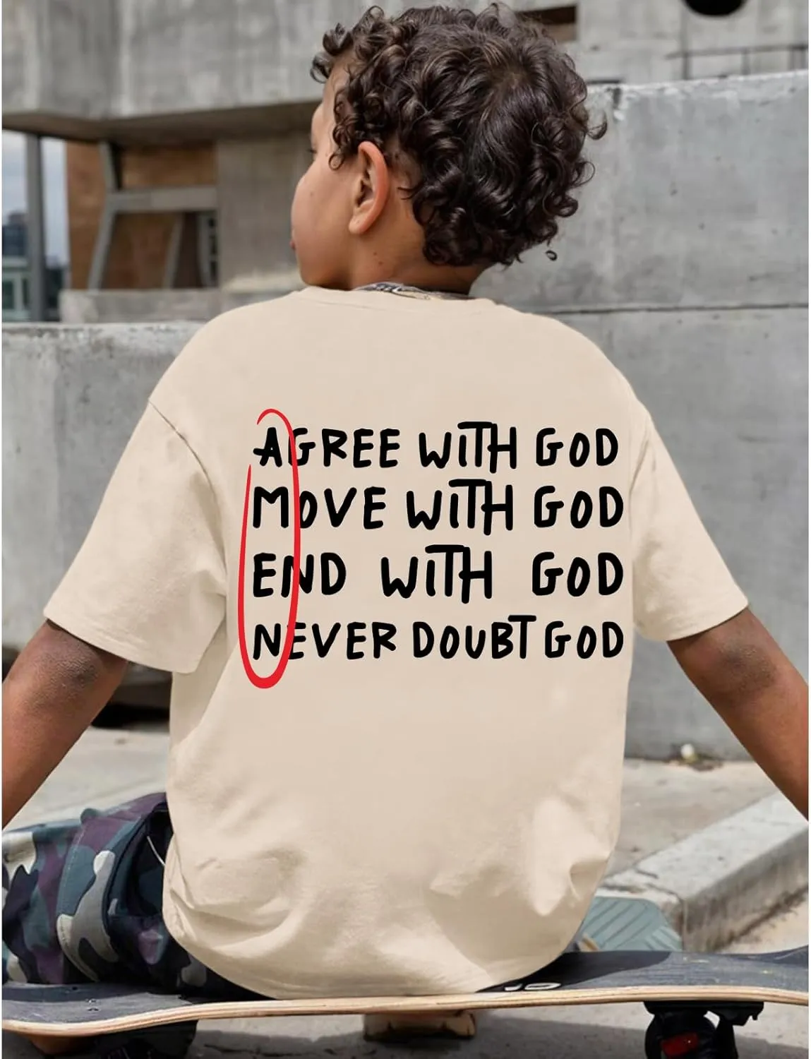 Christian Tshirts for Kids Boys God Jesus Shirt Inspirational Faith T Shirts Religious Bible Verse Graphic Tees Tops
