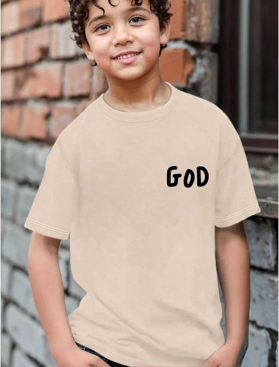 Christian Tshirts for Kids Boys God Jesus Shirt Inspirational Faith T Shirts Religious Bible Verse Graphic Tees Tops