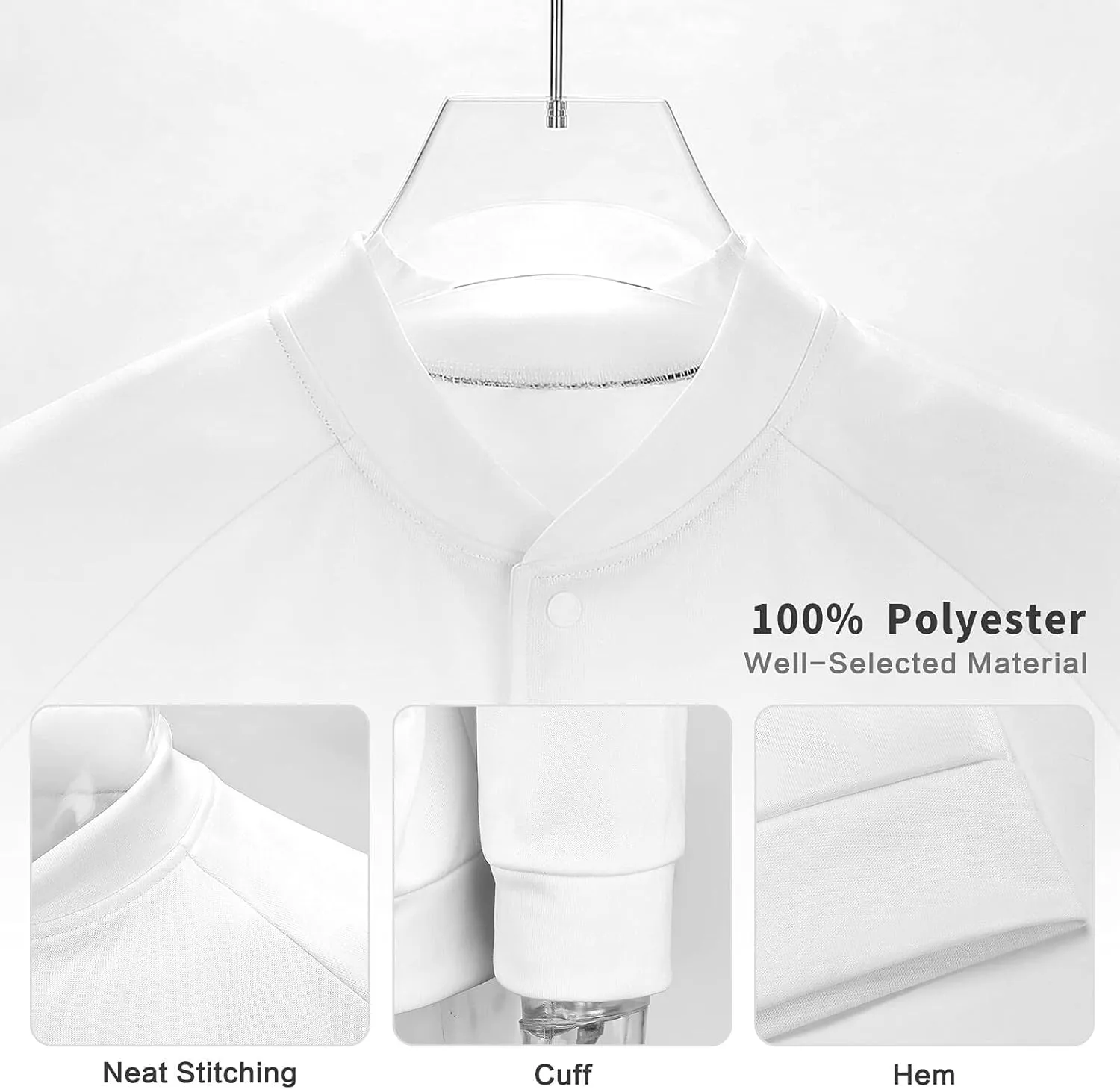 Dirt Bike Morocycle Men's Baseball Jackets Causal Sweatshirt Button Down Tops Long Sleeve Coat
