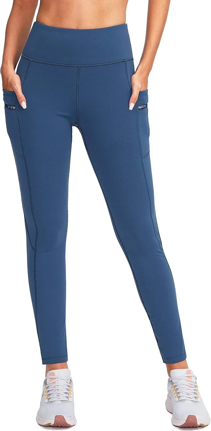 G Gradual Women's Fleece Lined Winter Leggings with Pockets Water Resistant High Waisted Thermal Warm Pants Running Hiking