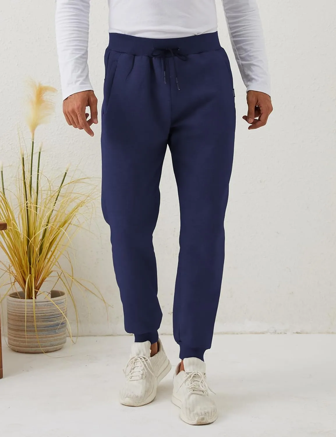 Gihuo Men Sweatpants Sherpa Fleece Lined Sweatpants Winter Thermal Active Outdoor Sports Track Jogger Pants