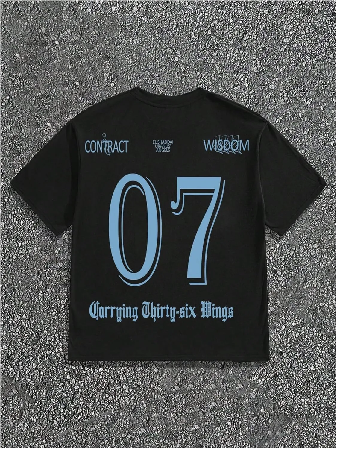 GORGLITTER Men's Graphic Print Short Sleeve Crew Neck T-Shirt Vintage Tee Tops Streetwear