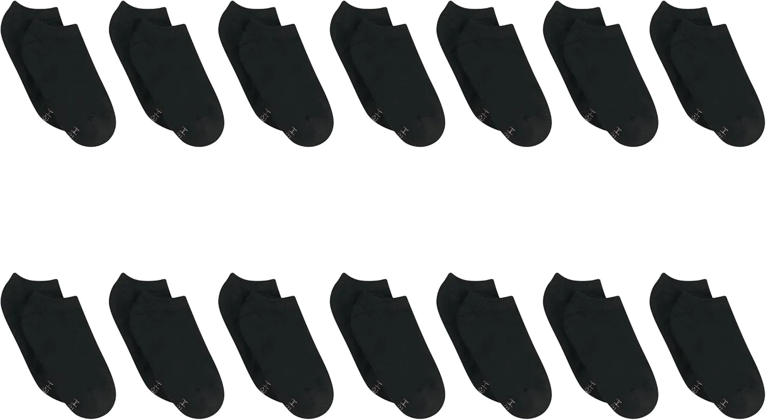 Hanes Women's Value, No Show Soft Moisture-wicking Socks, Available in 10 and 14-packs