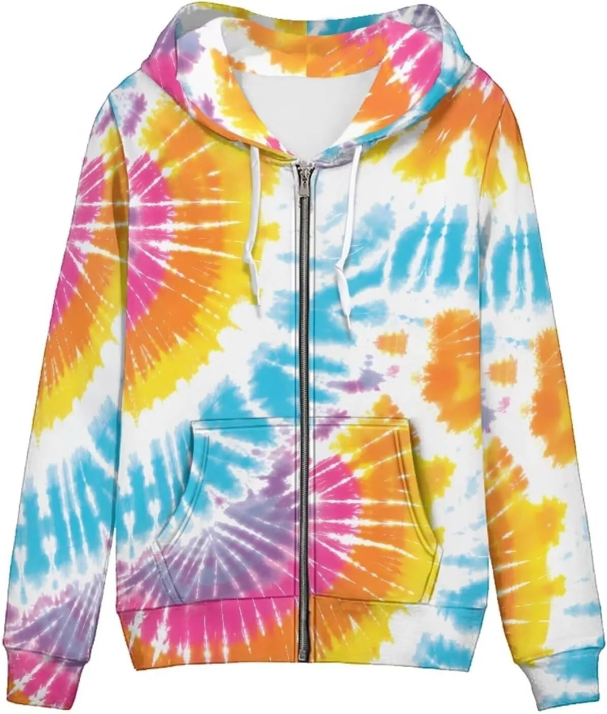 Irisjudy Christmas Snowflake Hoodies for Women Sunset Palm Trees Zip Up Sweatshirts Hooded Chinese Loong Fall Pullover Hoodie