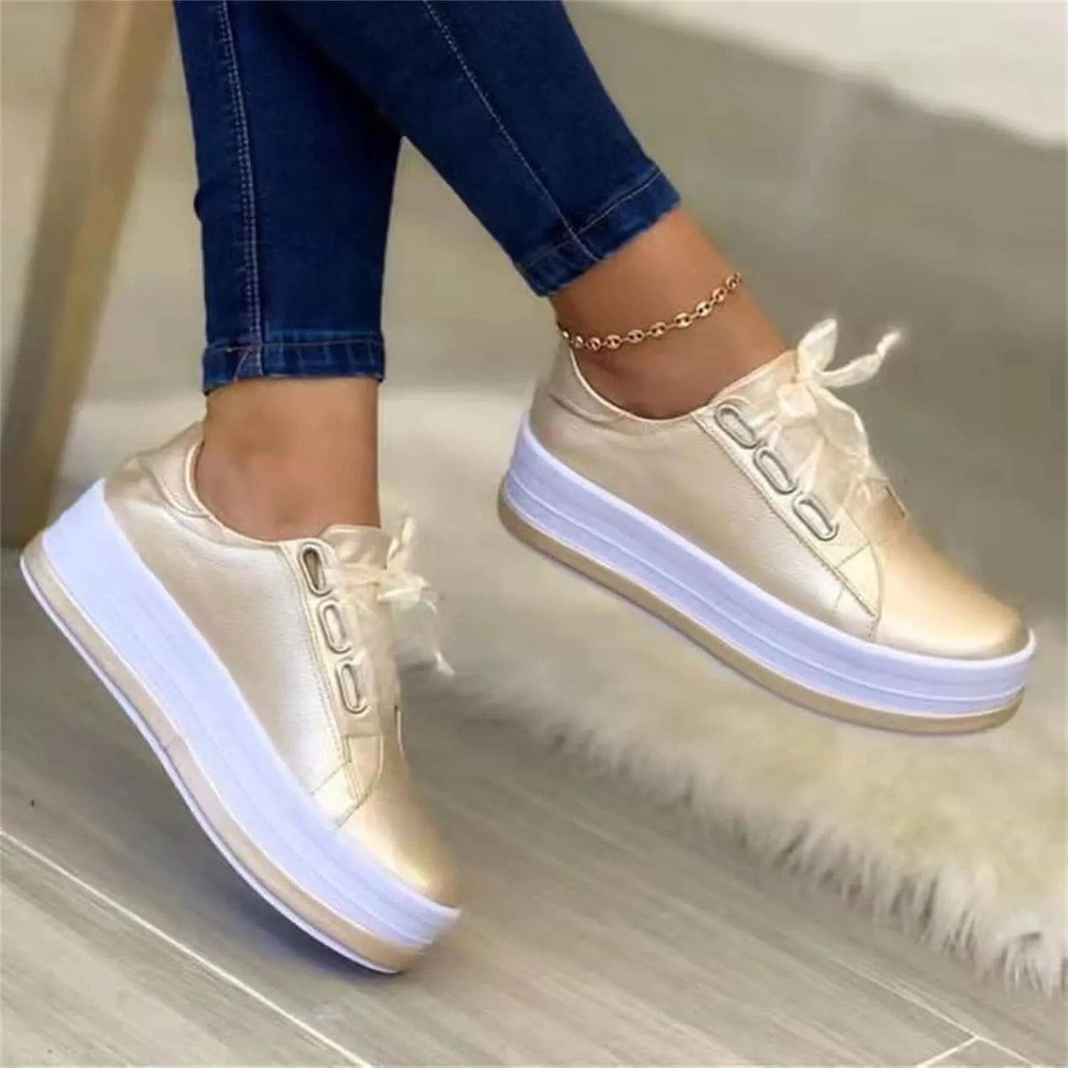 Ladmiple Shoes For Women Sneakers Slip Ons Low Top Casual Walking Canvas Shoes Dressy Summer Fashion Flats Loafers