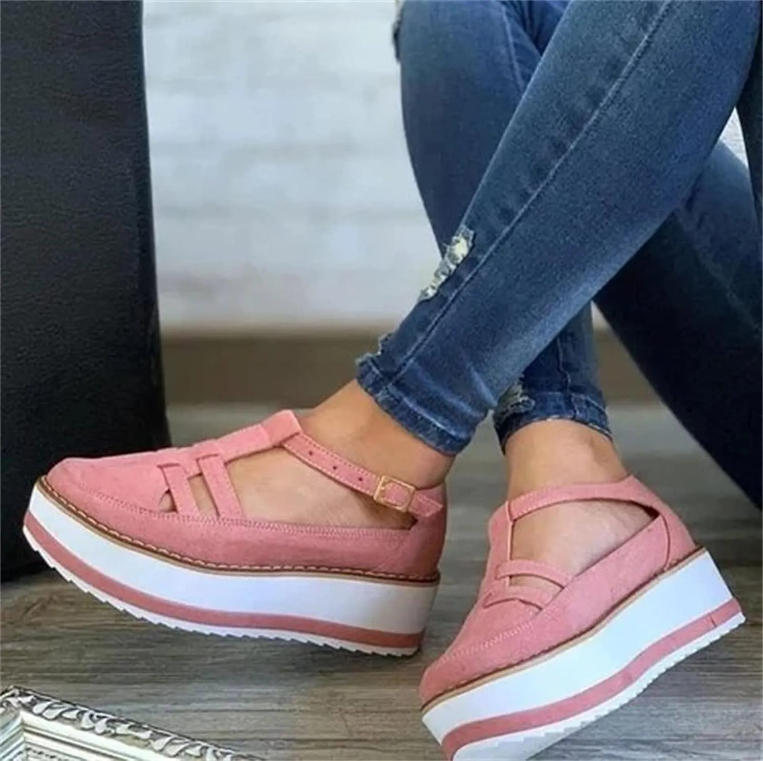 Ladmiple Sneakers For Women Slip On Wide Width Canvas Shoes Fashion Dressy Casual Summer Low Top Walking Flats Loafers