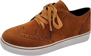 Ladmiple Sneakers For Women Slip On Wide Width Lace Up Fashion Dressy Casual Summer Canvas Walking Shoes Flats Loafers