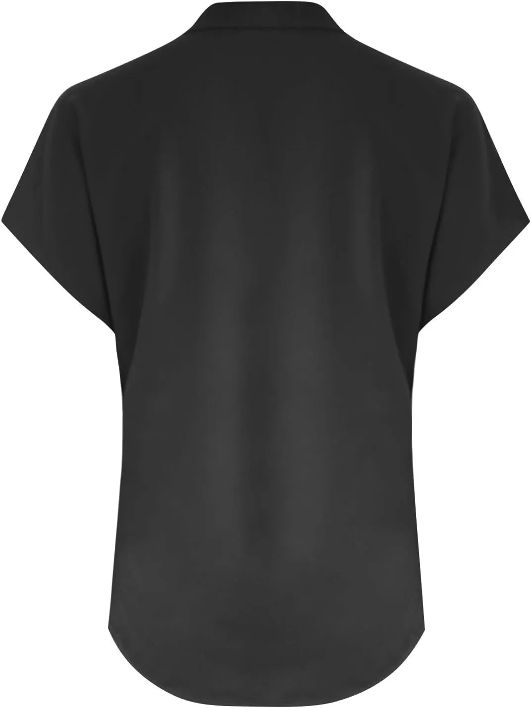 Linen Shirts for Women V Neck Button Down Short Sleeve Work Summer Tops Casual Plus Size Vacation Blouse
