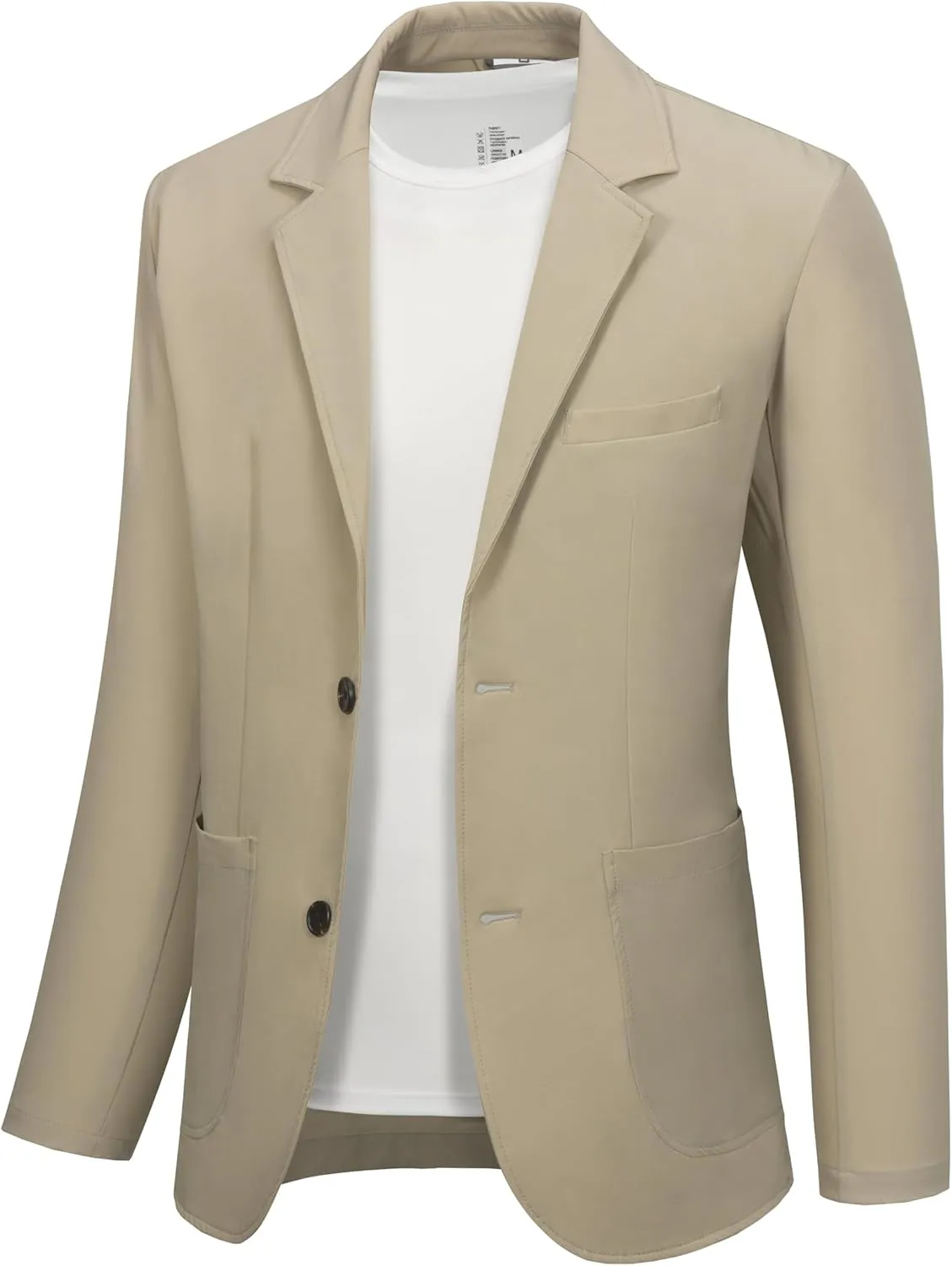 Little Donkey Andy Men's Casual Suit Blazer Jackets Slim Fit Business Lightweight Two Button Sport Coat