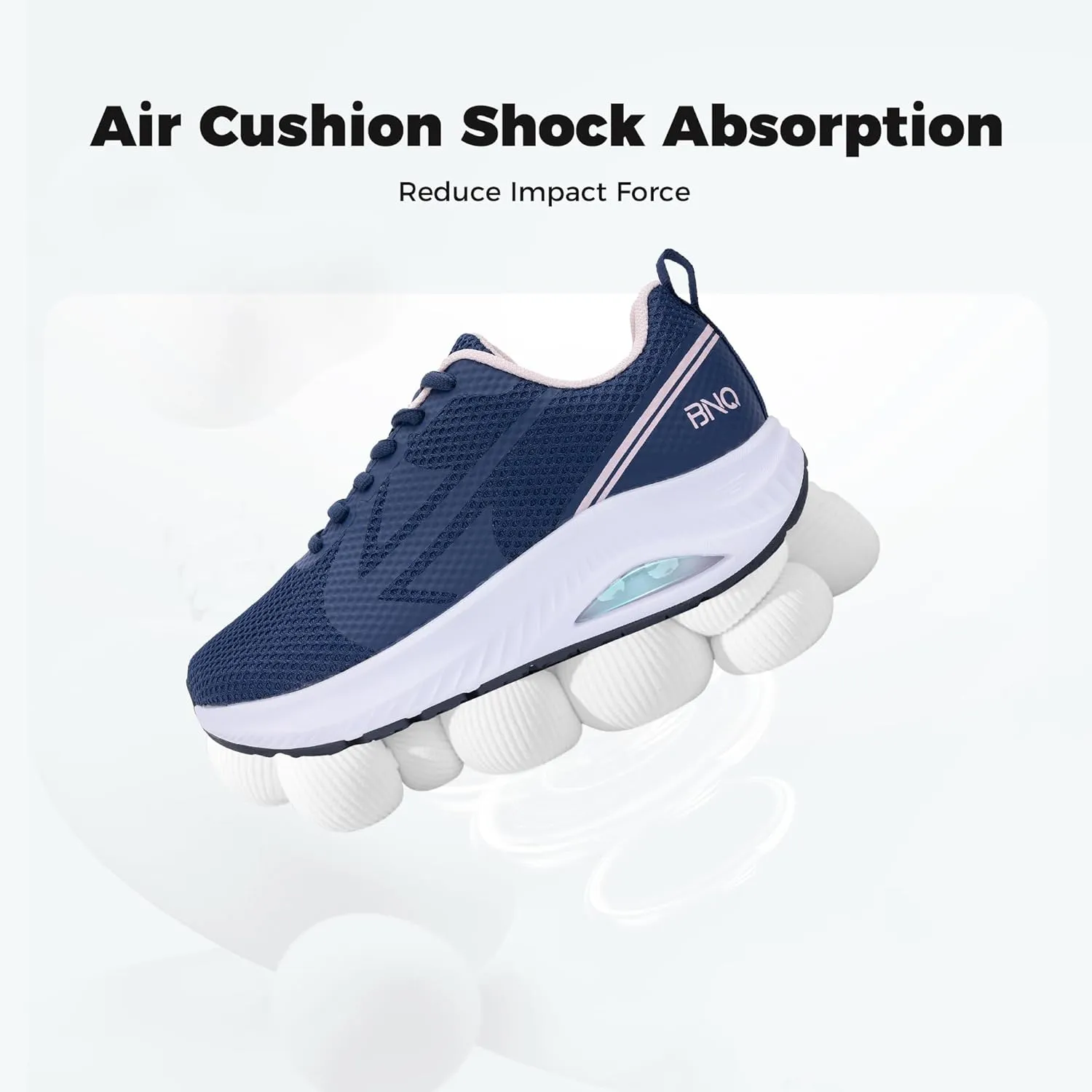 MAFEKE Women's Wide Toe Box Walking Shoes for Plantar Fasciitis, Arch Support Orthotic Wide Width Athletic Air Tennis Running Sneakers for Woman US Size 6-11
