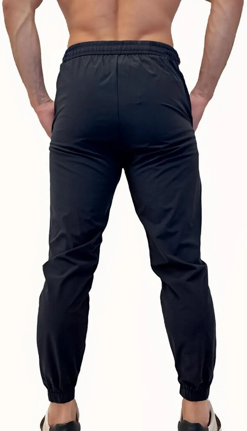 Men's Lightweight Jogger Pants-Elastic Waistband Breathable and Stretchable Sweatpants for Running Gym Everyday Wear