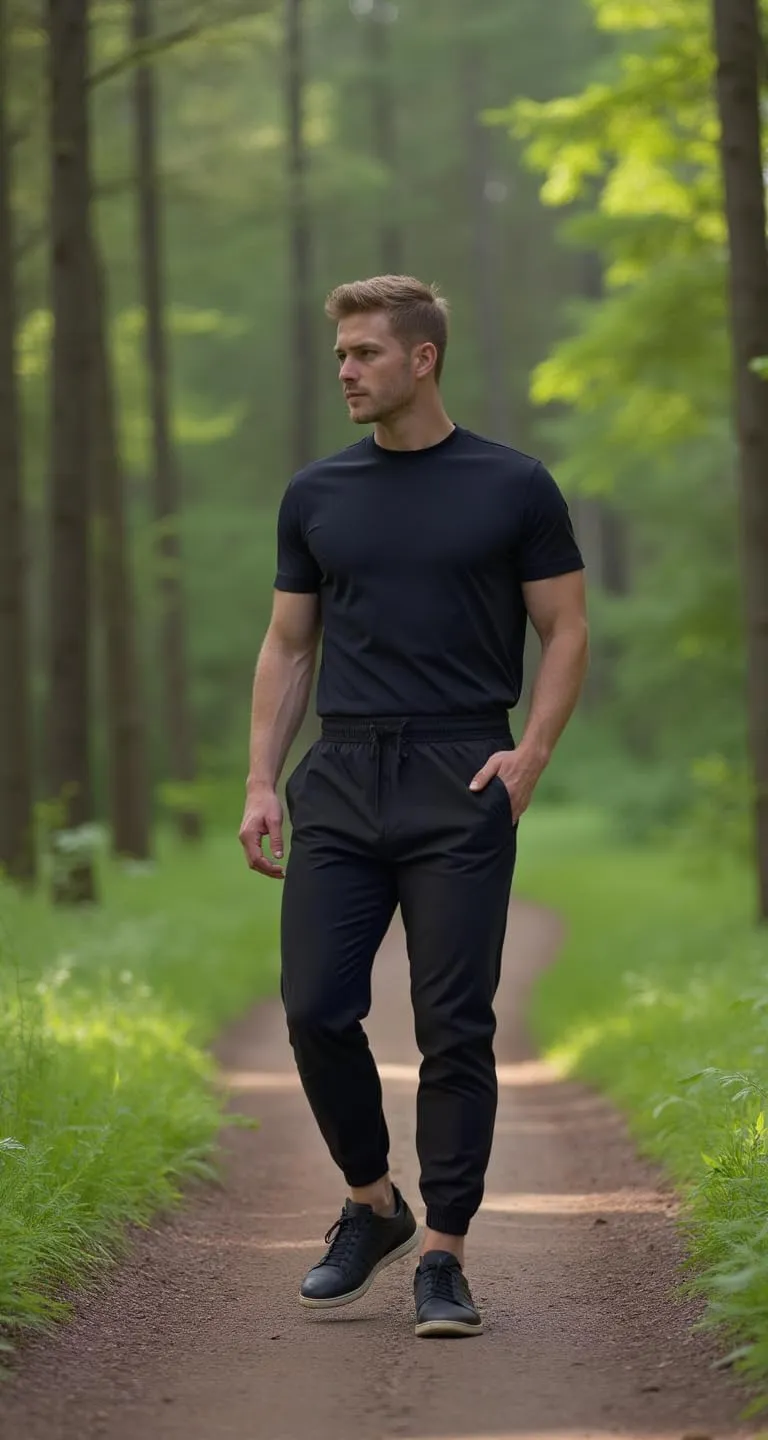 Men's Lightweight Jogger Pants-Elastic Waistband Breathable and Stretchable Sweatpants for Running Gym Everyday Wear