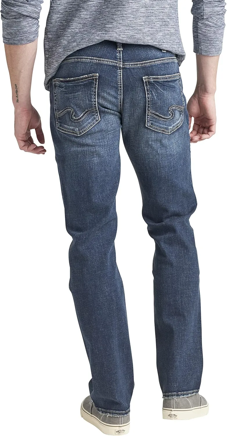 Silver Jeans Co. Men's Allan Slim Fit Straight Leg Jeans