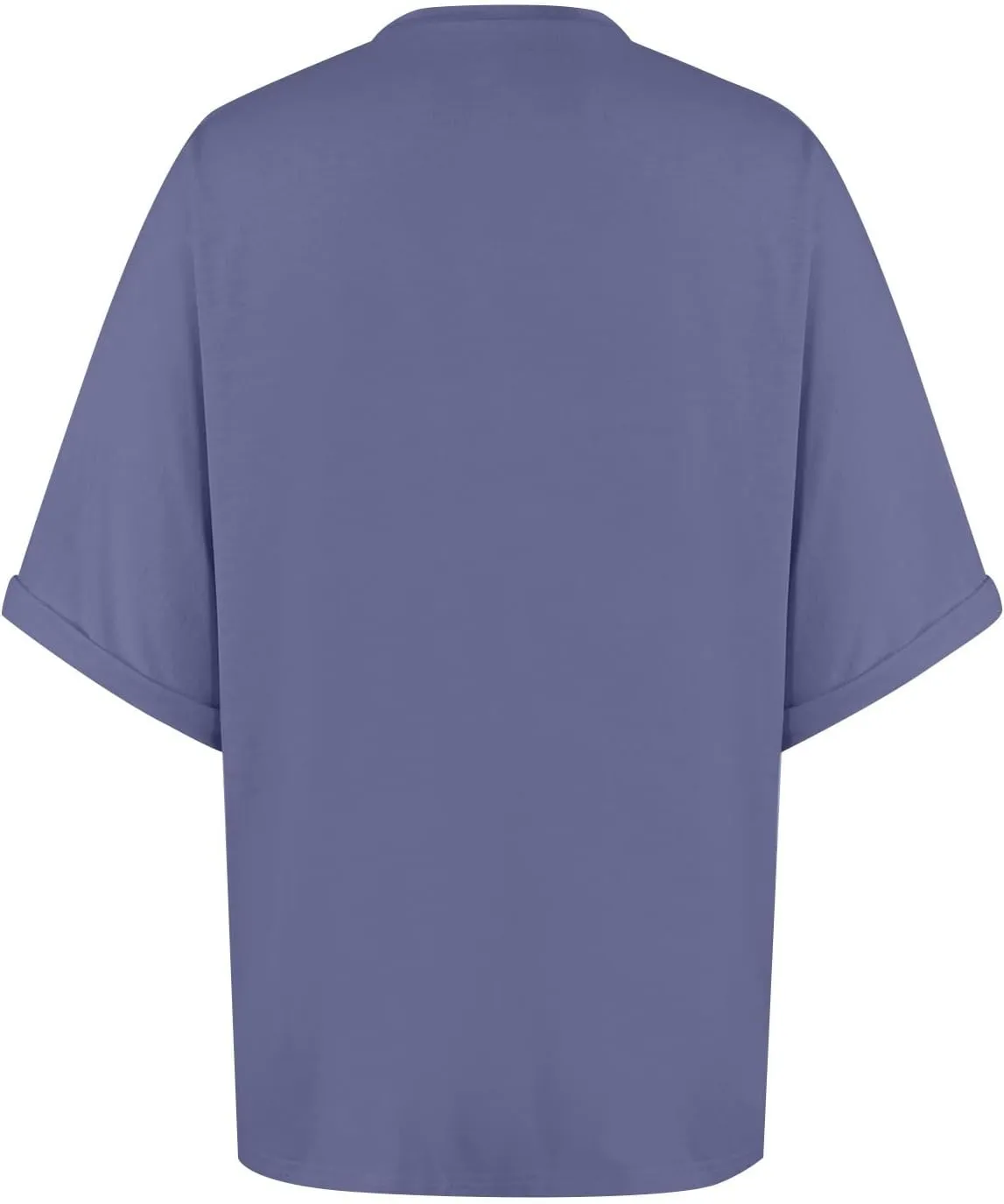 slqdgmryz Oversized Tshirts for Women Crew Neck Half Sleeve Tops Summer Loose Elbow Length Tee Shirts Business Casual Blouses