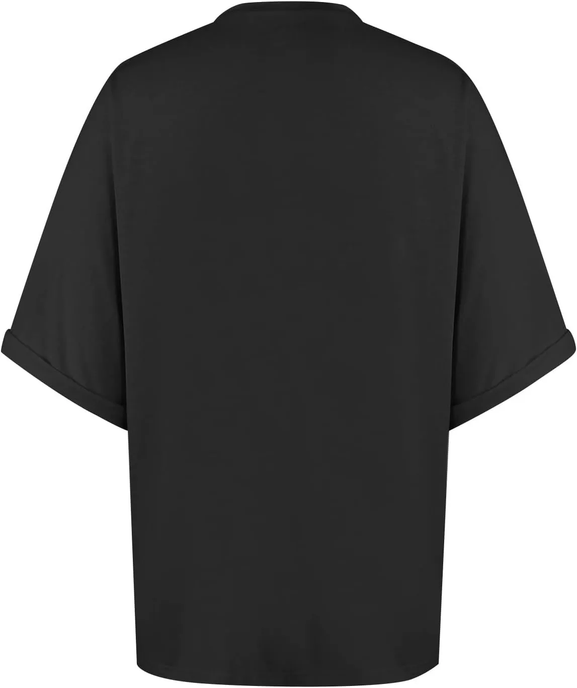 slqdgmryz Oversized Tshirts for Women Crew Neck Half Sleeve Tops Summer Loose Elbow Length Tee Shirts Business Casual Blouses