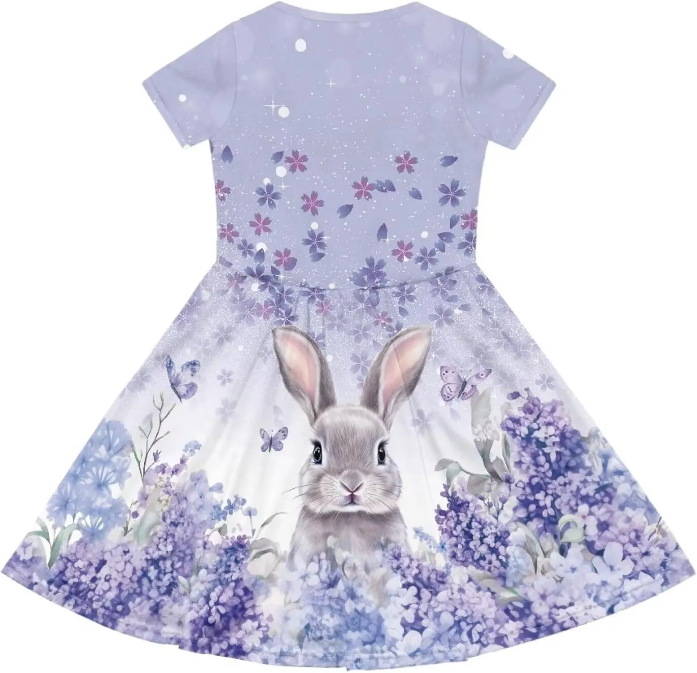 Summer Knee-Length Dresses for Girls 2-14 Years Old Machine Washable and Wrinkle-Resistant
