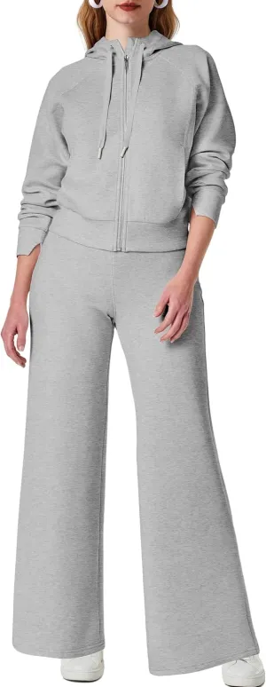 SuperPrity Women 2 Piece Outfits Sweatsuits 2024 Fall Zip Up Hoodie Sweatshirt Sweatpants Tracksuit Matching Sweat Lounge Set