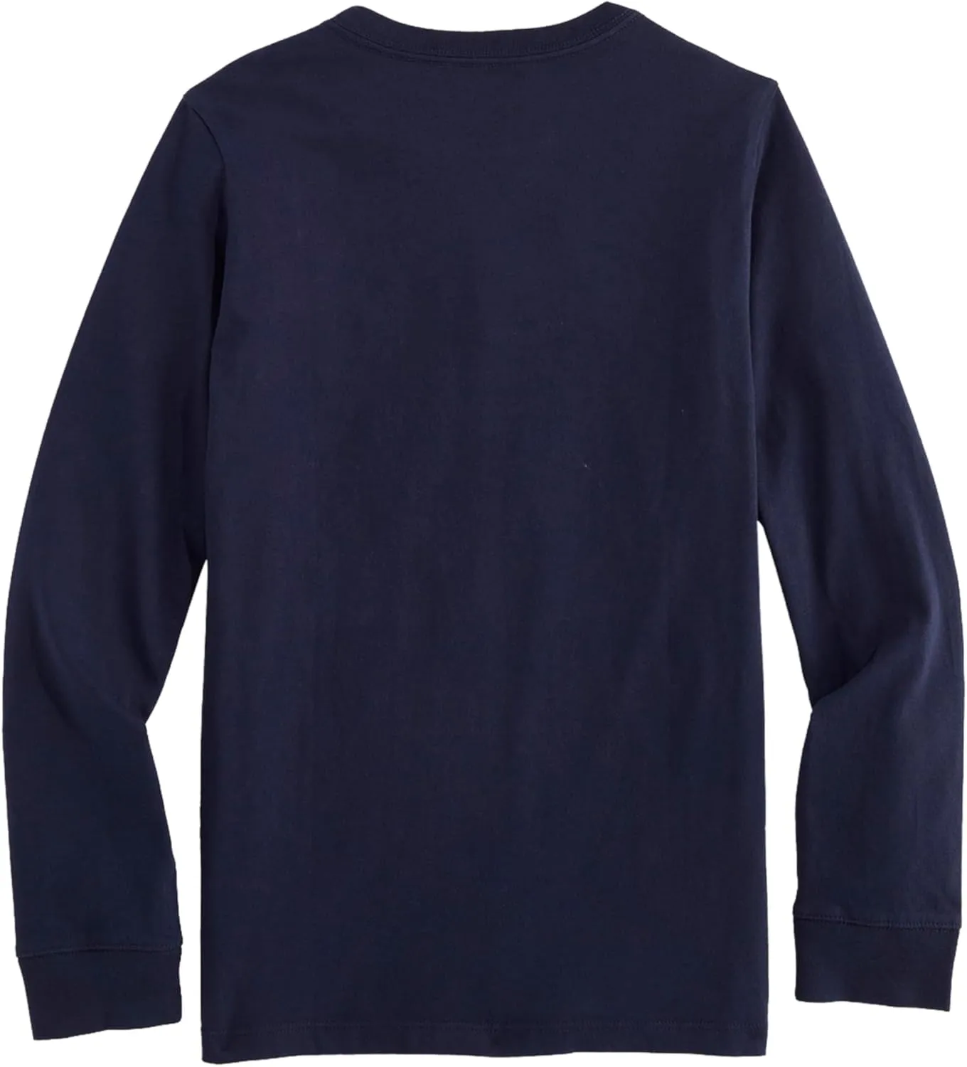 vineyard vines Boys' Textured Football Character Whale Long-Sleeve Tee