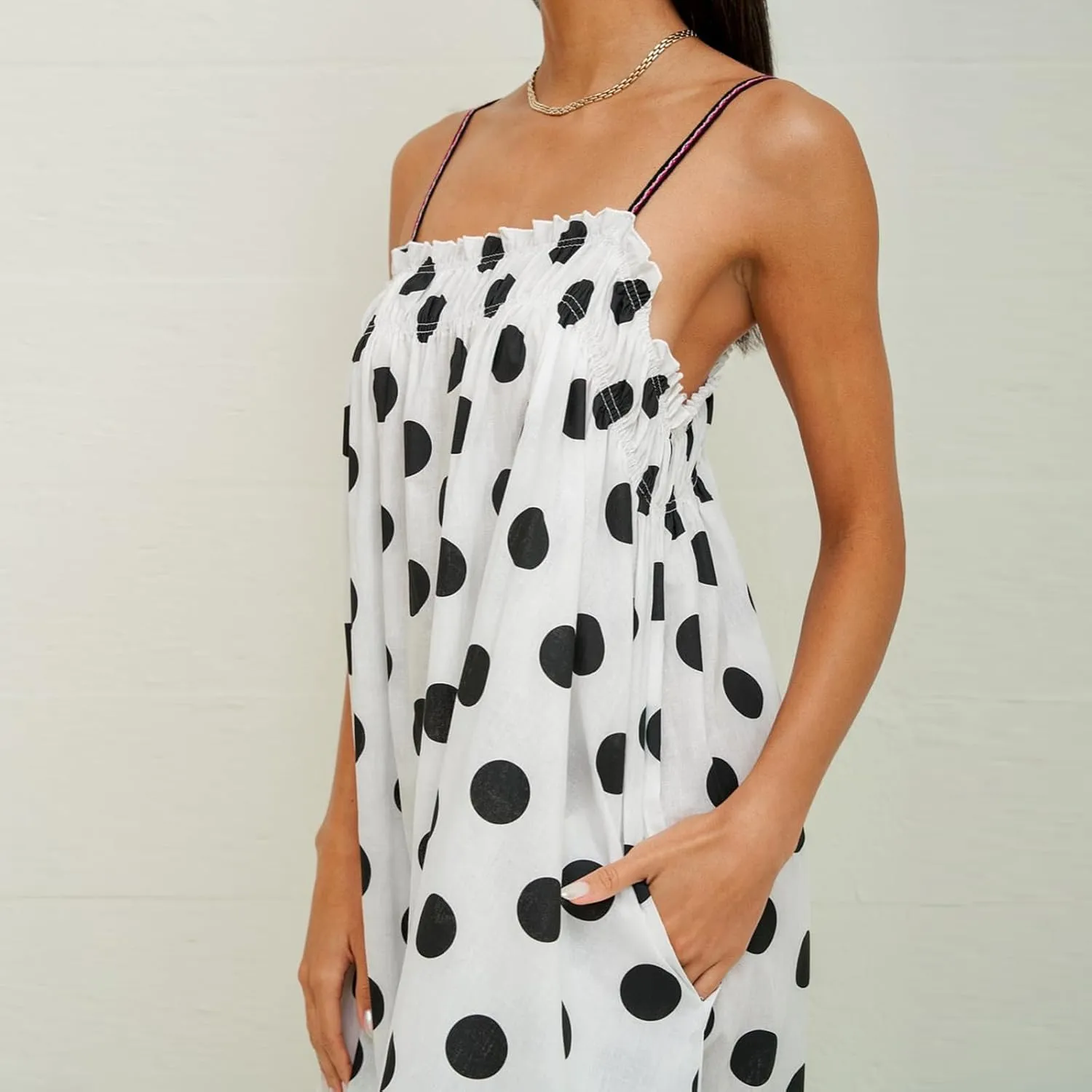 Women Bohemian Floral Maxi Dress Spaghetti Strap Backless Graphic Long Flowy Dress Summer Vacation Beach Sundress