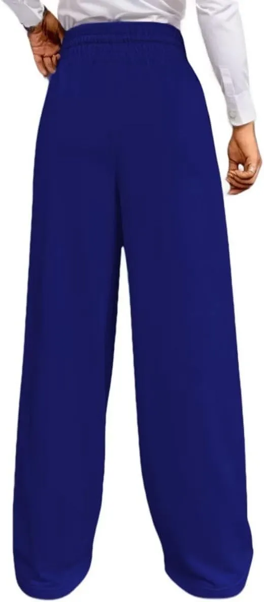 Women's Drawstring High Waist Wide Leg Sweatpants Oversized Sweats Pants Dressy Joggers Lounge Trousers with Pockets