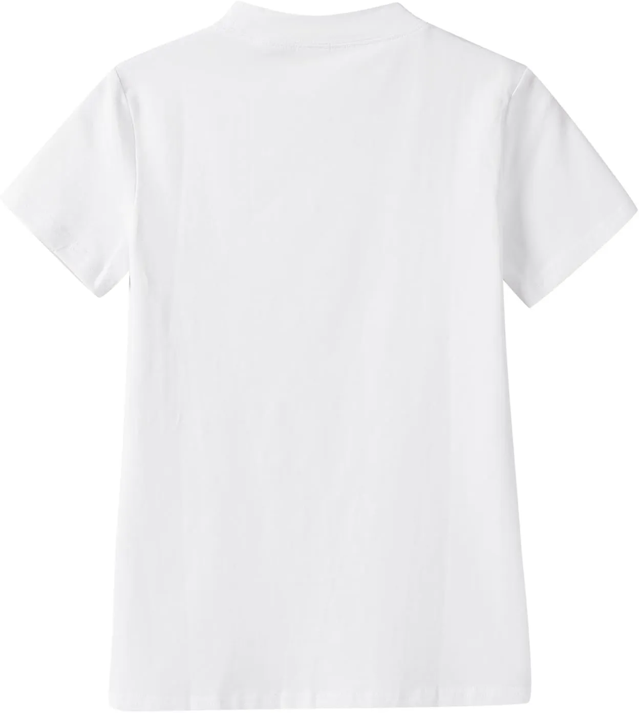 Women's Fashion Slim Fit Short Sleeve Tops Comfy Soft Solid Color Mock Neck Basic Summer Casual Tee Blouse Undershirt