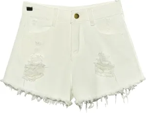 Women's Large Size Denim Shorts Mid Rise Ripped Stretchy Jean Shorts Distressed Rolled Hem Casual Jorts