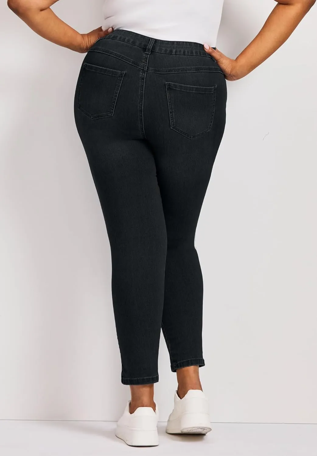 Women's Plus Size Petite Butter Denim Skinny Jean