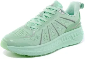 Women's Sport Running Shoes Vibrant Athletic Slip On Athletic Workout Walking Sneaker Memory Foam Gym Training Tennis Shoes