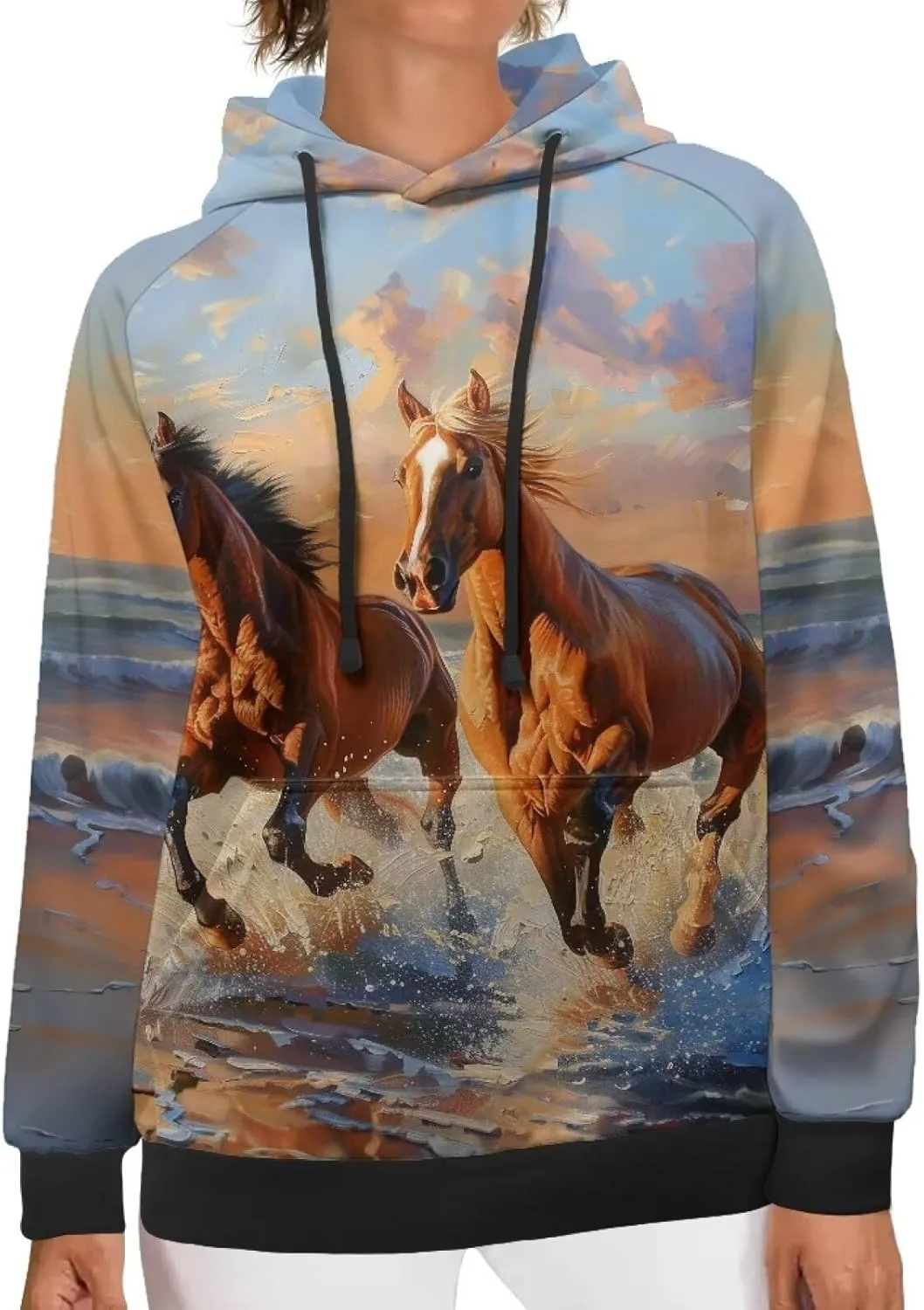 YEXIATODO Sweatshirts Crop Hoodie Womens Hooded Pullover Graphic Pullover Sweaters Workout Jackets for Teen Girls 2XS-4XL